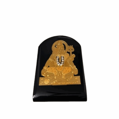 Golden God Idol Stand for Car Dashboard (7cm x 5cm)