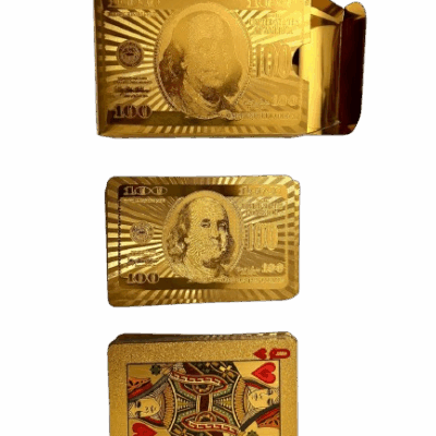 Gold-Plated King of Hearts Playing Card – 9cm x 6cm