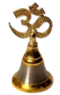 Dual Tone Designer Metal Puja Bell