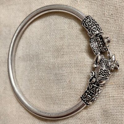 Silver Plated Shivling and Nandi Kadha